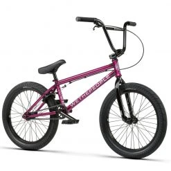 WTP CRS FC 20.25" TT Complete BMX Bike - Translucent Berry Blast