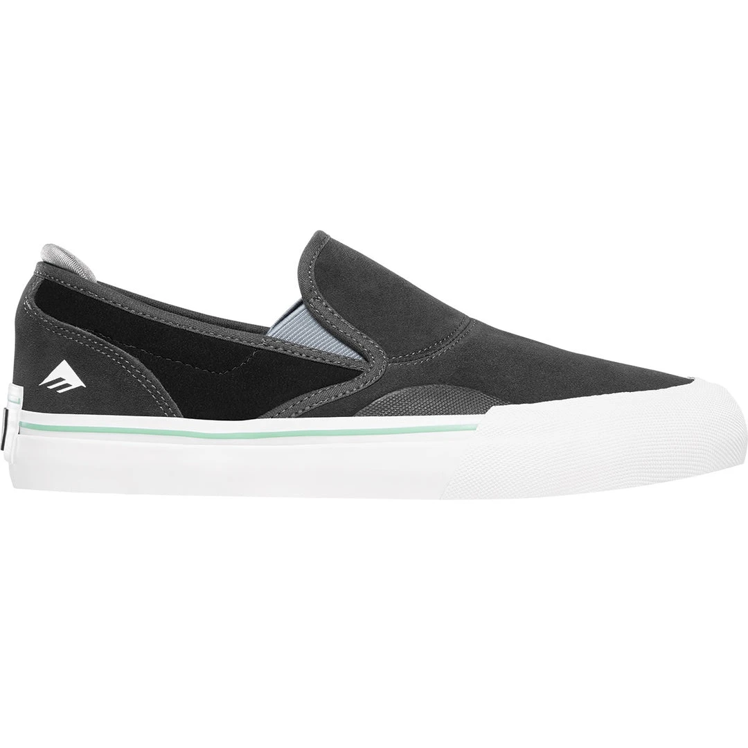 Emerica Shoes Wino G6 Slip-On - Dark Grey/Black MEN 3 Emerica Shoes Wino G6 Slip-On - Dark Grey/Black MEN