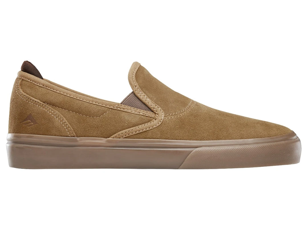 MEN Emerica Shoes Wino G6 Slip-On - Brown/Brown/Gum MEN Emerica Shoes Wino G6 Slip-On - Brown/Brown/Gum