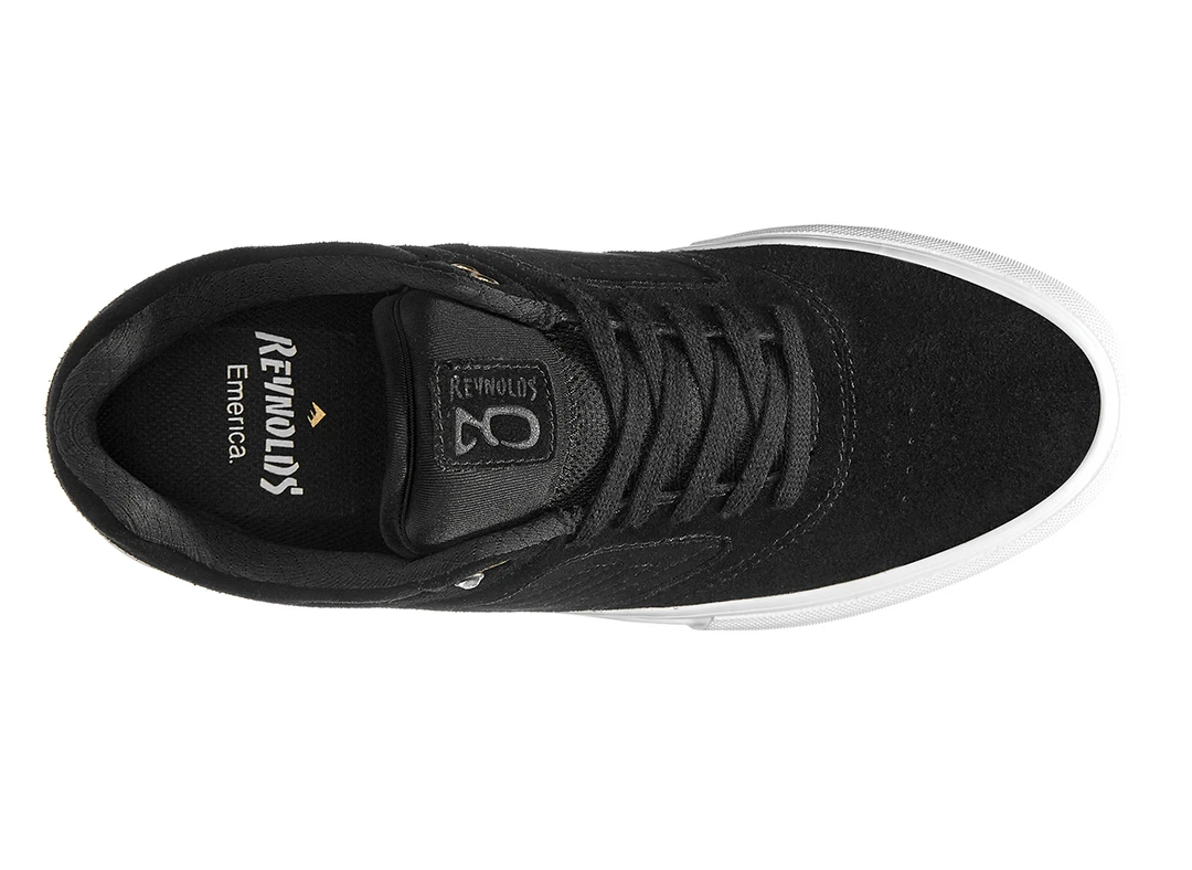 MEN Emerica Shoes Reynolds 3 G6 Vulc - Black/White/Gold 4 MEN Emerica Shoes Reynolds 3 G6 Vulc - Black/White/Gold