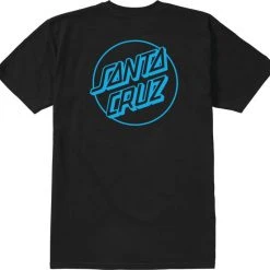 MEN Emerica X Santa Cruz Logo Drop T-Shirt - Black