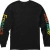 Emerica X Santa Cruz Logo Drop Long Sleeve T-Shirt - Black