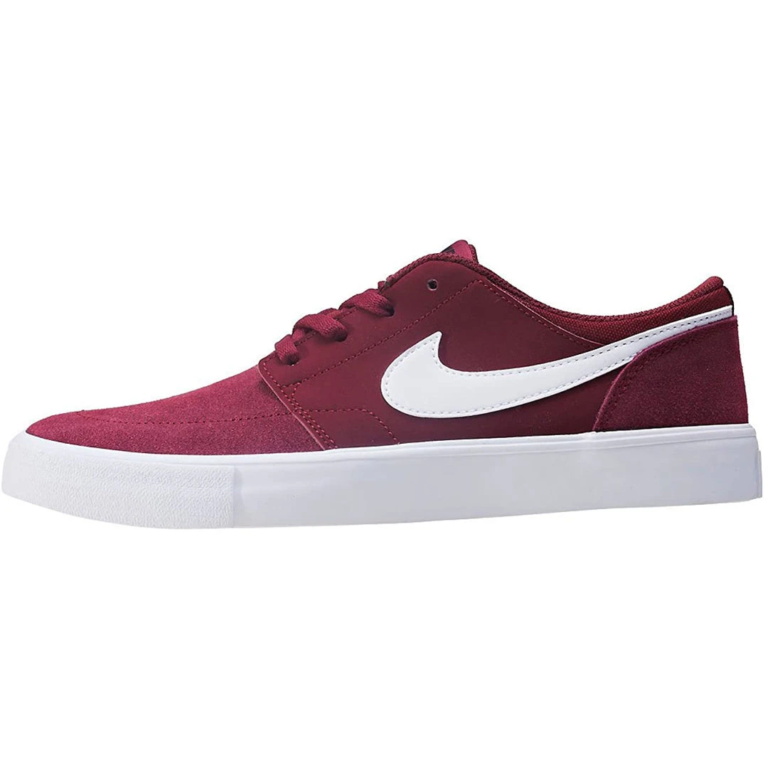 Nike Shoes SB Portmore II GS Youth - Dark Team Red/White-Black Nike Shoes SB Portmore II GS Youth - Dark Team Red/White-Black