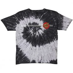 Santa Cruz Classic Dot Short Sleeve Youth T-Shirt - Black Rainbow