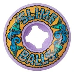 Slime Balls Fish Balls Speed Balls Wheels 54mm 99a - Purple (Set Of 4)