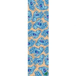 Santa Cruz Toned All Over Hand Single Sheet Griptape - 9" X 33" Clear