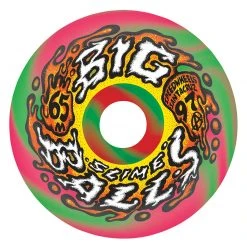 Slime Balls Big Balls Wheels 65mm 97a - Pink/Green Swirl (Set Of 4)