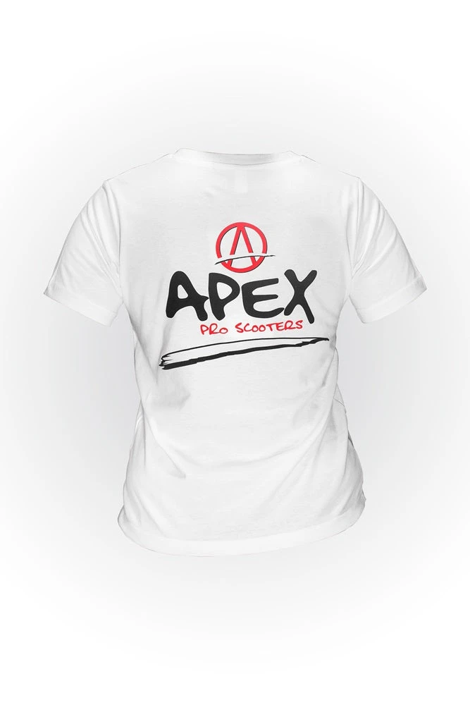 MEN Apex Classic Logo T-Shirt - White 4 MEN Apex Classic Logo T-Shirt - White