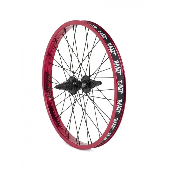 Wheels Rant BMX Party On V2 Cassette RHD Rear Wheel - Red 3 Wheels Rant BMX Party On V2 Cassette RHD Rear Wheel - Red