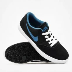 Nike Shoes Check GS Kids - Black/Brigade Blue-White MEN