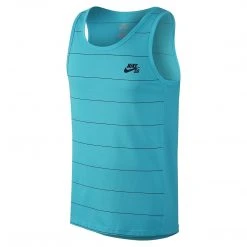 Nike SB Mens Dri Fit Yarn Dye Tank Top - Omega Blue/Obsidian