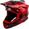 PROTECTIVE GEARS Fly Racing Default Full Face Helmet - Red/Black