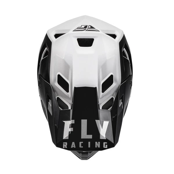 Fly Racing Rayce Full Face Helmet - Black/White 5 Fly Racing Rayce Full Face Helmet - Black/White