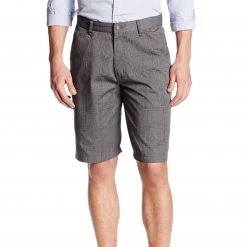 Volcom Shorts Frickin Plaid Chino - Charcoal Heather MEN
