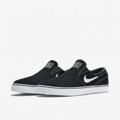 MEN Nike Shoes SB Zoom Stefan Janoski Slip-On - Black/White