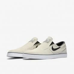 Nike Shoes SB Zoom Stefan Janoski Slip-On - Light Bone/Black-White-Black MEN