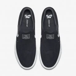 MEN Nike Shoes SB Zoom Stefan Janoski Slip-On - Black/White