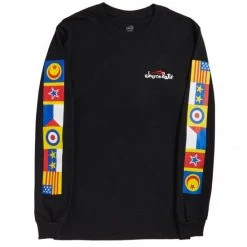 MEN Lakai Chocolate Flags Long Sleeve Tee - Black 5 MEN Lakai Chocolate Flags Long Sleeve Tee - Black
