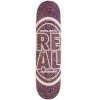 Real Stacked Floral Oval Skateboard Deck - 7.30" Purple Decks