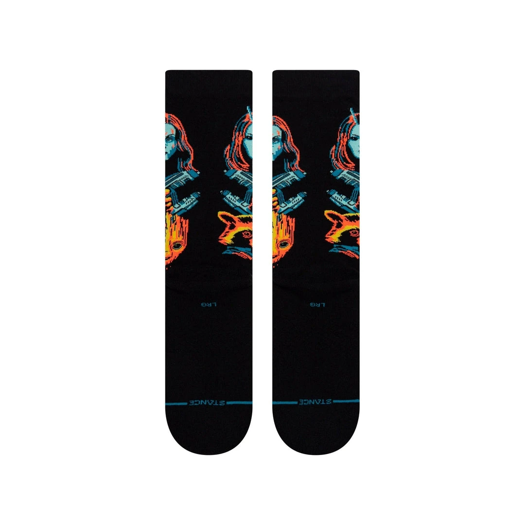 Stance Awesome Mix Crew Socks - Black 5 Stance Awesome Mix Crew Socks - Black