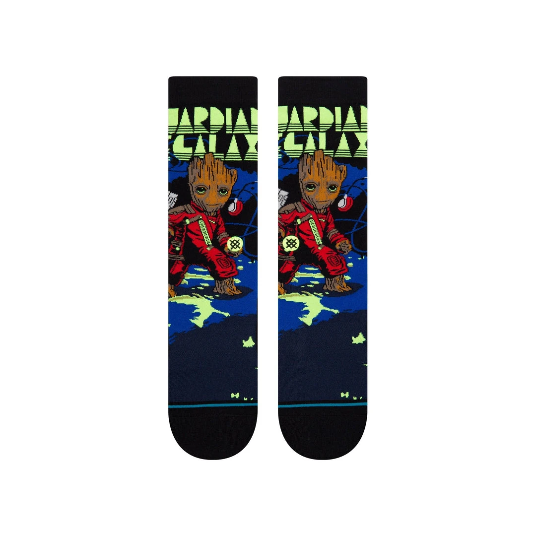 Stance Groot Jams Crew Socks - Black 4 Stance Groot Jams Crew Socks - Black