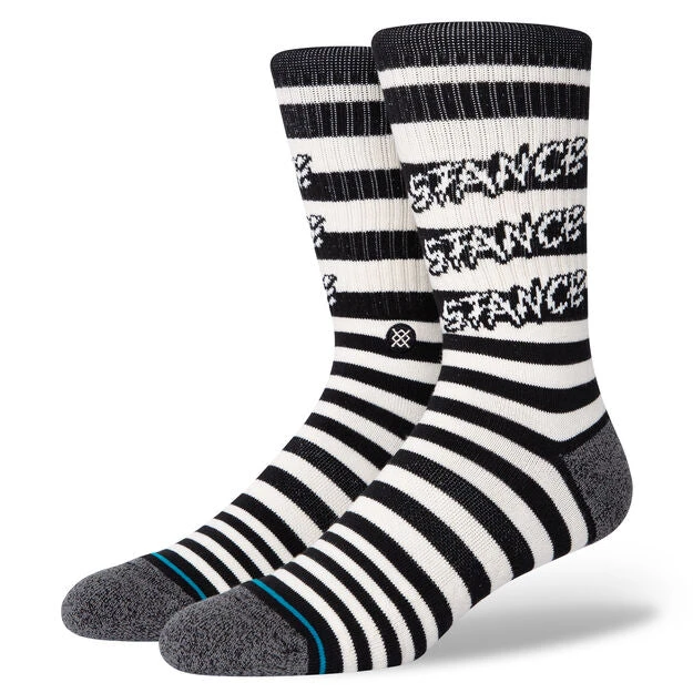 Stance Jail Card Crew Socks - Black 3 Stance Jail Card Crew Socks - Black