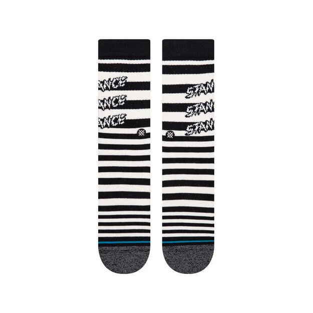 Stance Jail Card Crew Socks - Black 4 Stance Jail Card Crew Socks - Black