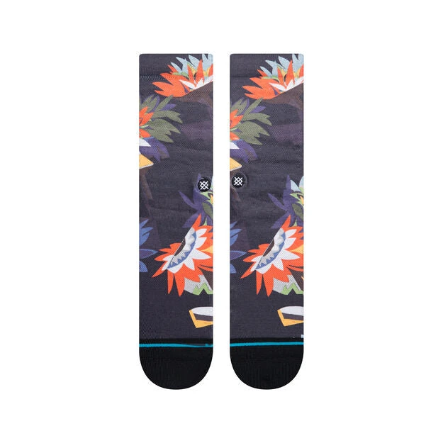 Stance La Mara Crew Socks - Black 4 Stance La Mara Crew Socks - Black