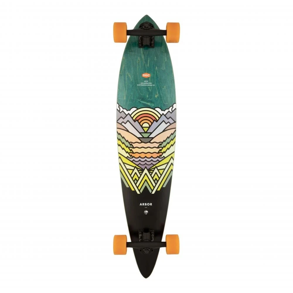 Arbor Skateboards LONGBOARDS Arbor Fish Artist 37 Performance Complete Longboard - 8.5" 3 Arbor Skateboards LONGBOARDS Arbor Fish Artist 37 Performance Complete Longboard - 8.5"