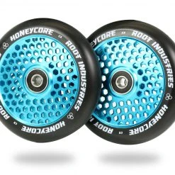 Root Industries HoneyCore Wheels 110mm - Black/Sky Blue (Pair)