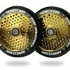 Root Industries HoneyCore Wheels 120mm - Black/Gold Rush (Pair) 1 Root Industries HoneyCore Wheels 120mm - Black/Gold Rush (Pair)