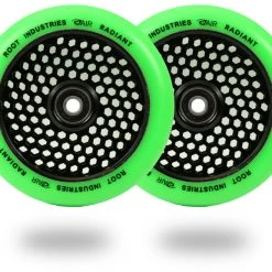 Root Industries HoneyCore Radiant Wheels 120mm - Green (Pair)