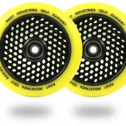 Root Industries 110mm HoneyCore Radiant Wheels - Yellow (Pair)