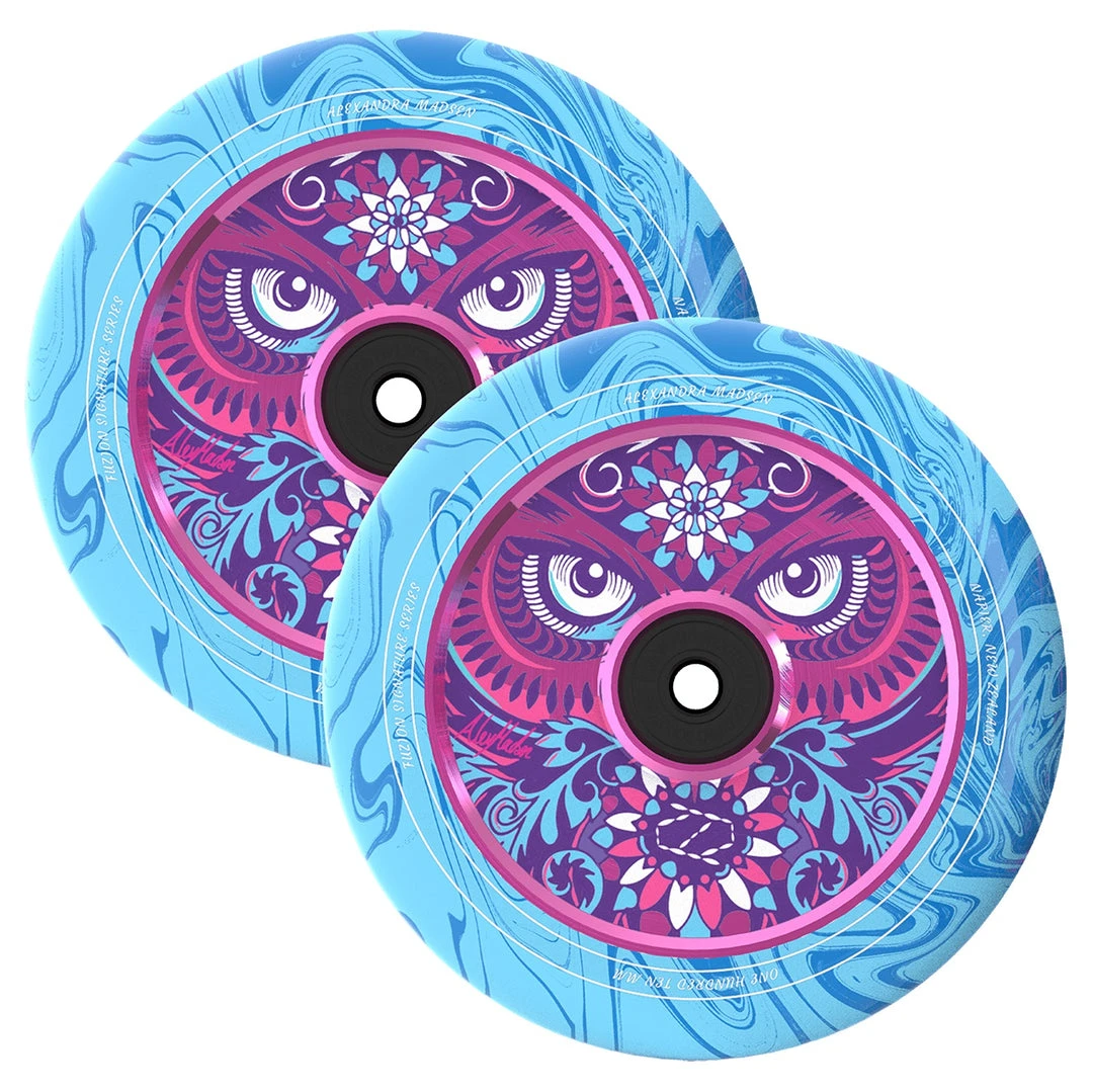 Fuzion Hollowcore Wheels 110mm - Alexandra Madsen Signature (Pair) 4 Fuzion Hollowcore Wheels 110mm - Alexandra Madsen Signature (Pair)