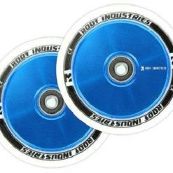 Root Industries Air Wheels 110mm - White/Blue (Pair)