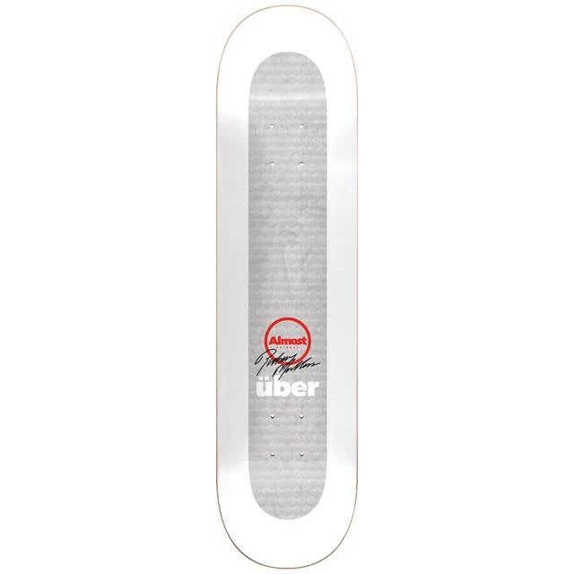 Almost Rodney Mullen Uber Skateboard Deck - 8.0" White Decks Almost Rodney Mullen Uber Skateboard Deck - 8.0" White Decks