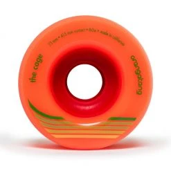 Orangatang The Cage 73mm 80a Longboard Wheels - Orange (Set Of 4)