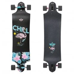 Dusters Chill Complete Longboard - 38" Black