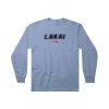 Lakai Blur Long Sleeve Tee - Stonewash Blue
