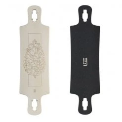 Landyachtz Drop Hammer White Pinecone Longboard Deck