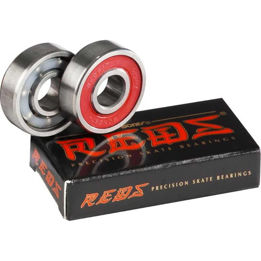 Bones Reds Skateboard Bearings (2 Pack) 3 Bones Reds Skateboard Bearings (2 Pack)