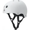 Triple 8 Sweatsaver Helmet - White Rubber PROTECTIVE GEARS