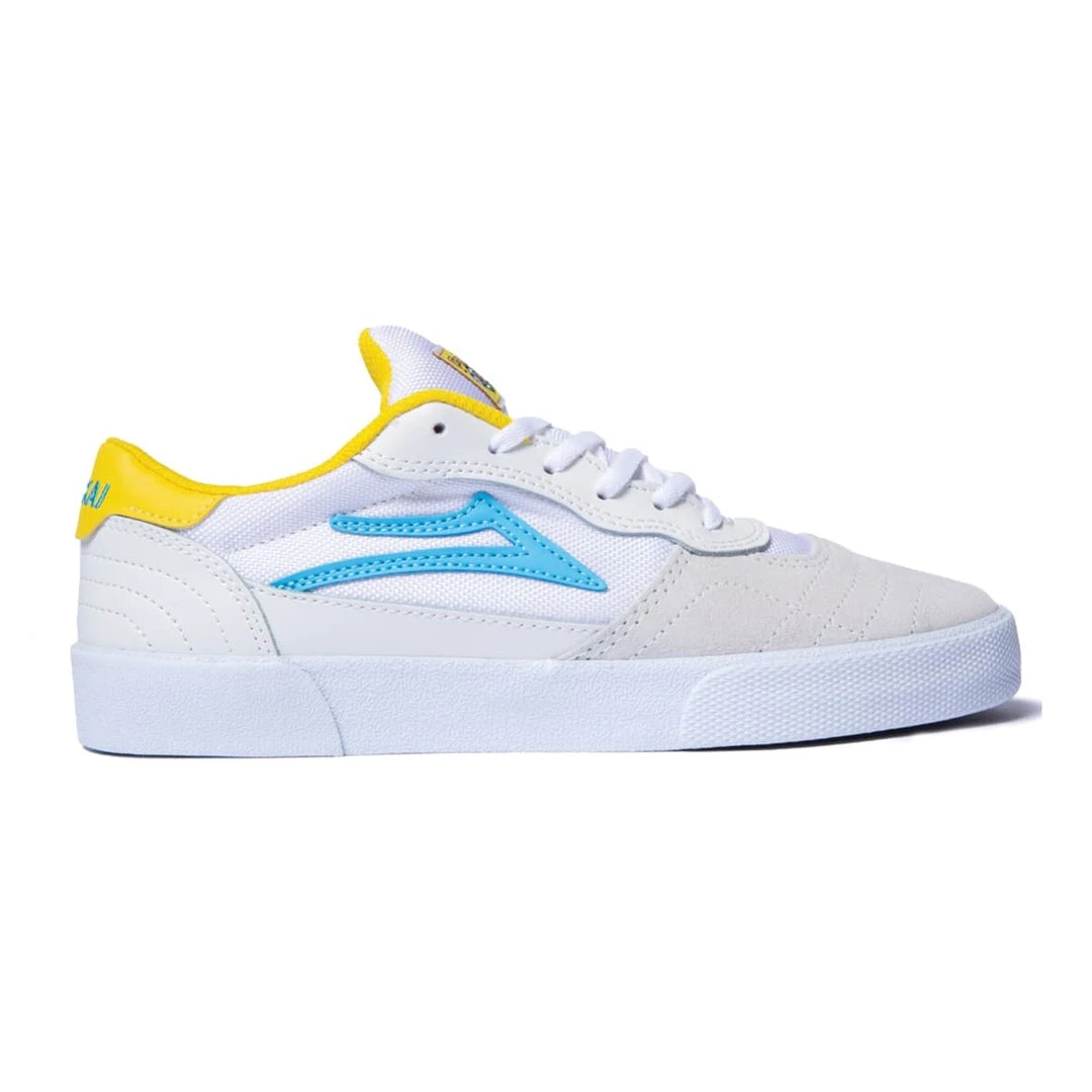 MEN Lakai Shoes Cambridge SMU - White/Cyan Suede 3 MEN Lakai Shoes Cambridge SMU - White/Cyan Suede