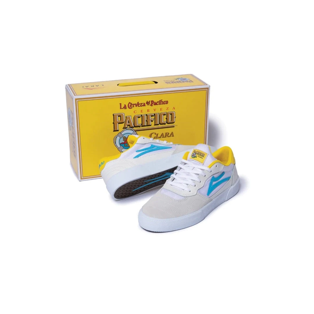 MEN Lakai Shoes Cambridge SMU - White/Cyan Suede 8 MEN Lakai Shoes Cambridge SMU - White/Cyan Suede