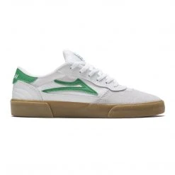 Lakai Shoes Cambridge - White/Grass Suede