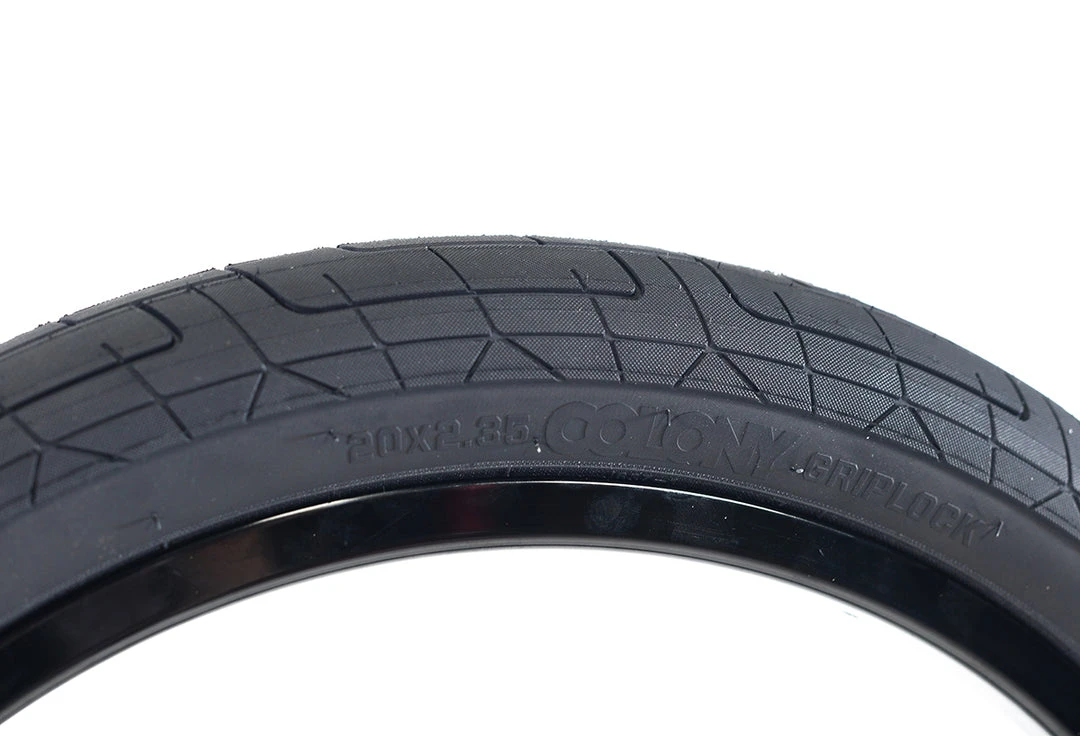 Colony BMX Griplock Tire 2.35" - Black/Black 4 Colony BMX Griplock Tire 2.35" - Black/Black