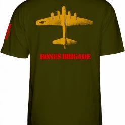 Bones Brigade Bomber T-shirt - Military Green MEN