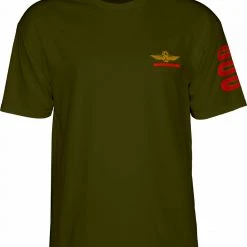 Bones Brigade Bomber T-shirt - Military Green MEN