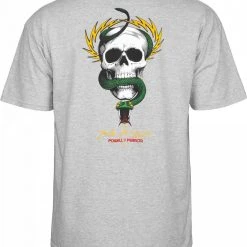 MEN Powell Peralta Mike McGill Skull & Snake T-shirt - Gray
