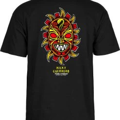 MEN Powell Peralta Nicky Guerrero Mask T-Shirt - Black